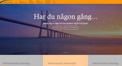 Webbdesign och webbprogrammering, referens: SundBroCoaching — Företagsutbildningar